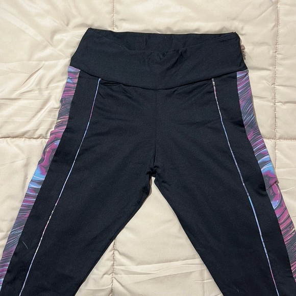 LEGGINGS BLACK SIDE DETAILS - Picture 2 of 4